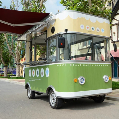 Camionetto mobile elettrico per snack e bevande di ristorazione