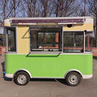 Camionetto mobile elettrico per snack e bevande di ristorazione
