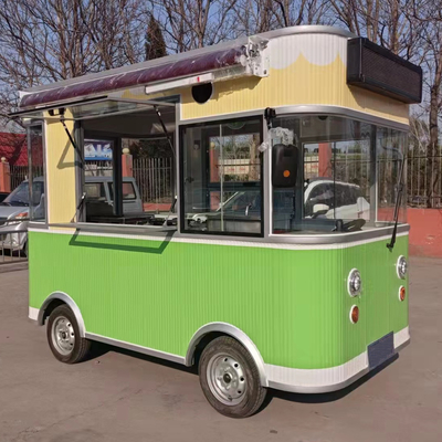 Camionetto mobile elettrico per snack e bevande di ristorazione