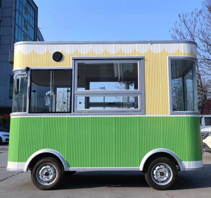 Camionetto mobile elettrico per snack e bevande di ristorazione