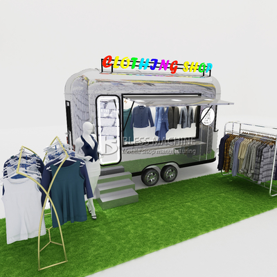 1000 kg negozio di abbigliamento elettrico mobile furgone per abbigliamento maschile donna e bambino