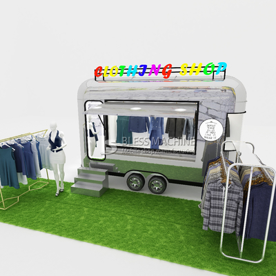 1000 kg negozio di abbigliamento elettrico mobile furgone per abbigliamento maschile donna e bambino