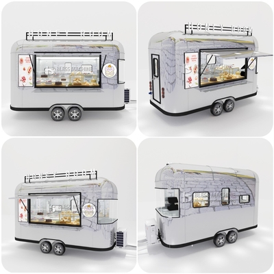 Cucina elettrica, mobile, dolce, biscotti, biscotti, cioccolato, furgone, carrello, 40 chilometri all'ora.