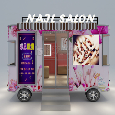 Salone manicure elettrico mobile per unghie Camion trailer Cart 2023 Arrivo caldo da Outlet