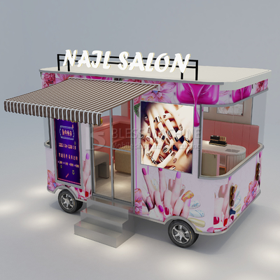 Salone manicure elettrico mobile per unghie Camion trailer Cart 2023 Arrivo caldo da Outlet