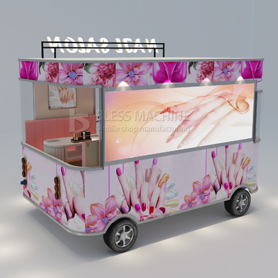 Salone manicure elettrico mobile per unghie Camion trailer Cart 2023 Arrivo caldo da Outlet