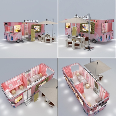 Salone manicure elettrico mobile per unghie Camion trailer Cart 2023 Arrivo caldo da Outlet