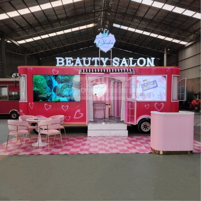 40 chilometri all'ora camion di salone mobile alimentato da batterie per servizi di make-up e spa