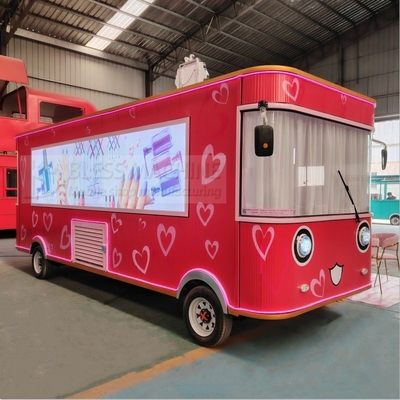 40 chilometri all'ora camion di salone mobile alimentato da batterie per servizi di make-up e spa