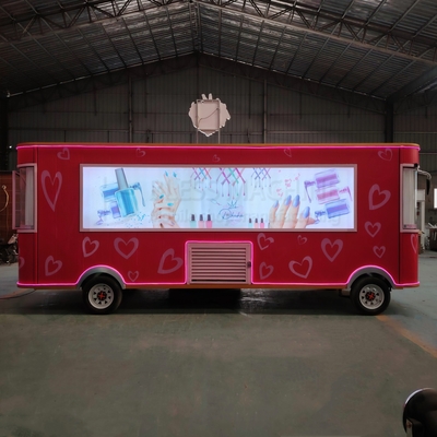 40 chilometri all'ora camion di salone mobile alimentato da batterie per servizi di make-up e spa