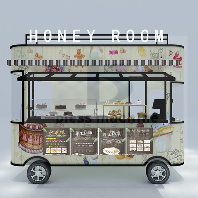 2022 Style camion da forno elettrico per torte e biscotti di compleanno 4 ruote stradali 1000kg