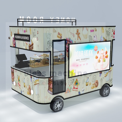 2022 Style camion da forno elettrico per torte e biscotti di compleanno 4 ruote stradali 1000kg