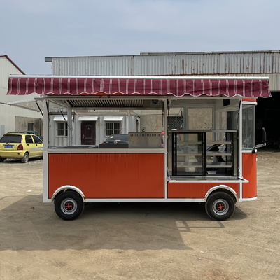 Electric Mobile Bridecake Torta di compleanno Dessert Pasticceria Hamburger Sandwich Hot Dog Camion Camper
