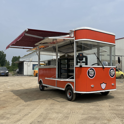Electric Mobile Bridecake Torta di compleanno Dessert Pasticceria Hamburger Sandwich Hot Dog Camion Camper