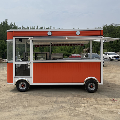 Electric Mobile Bridecake Torta di compleanno Dessert Pasticceria Hamburger Sandwich Hot Dog Camion Camper