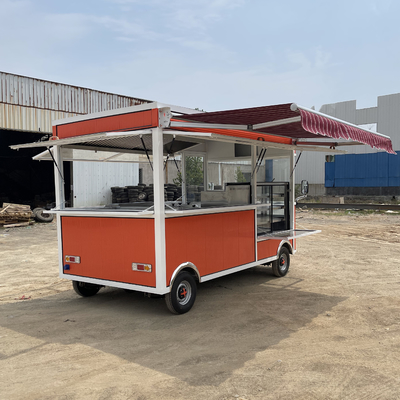 Electric Mobile Bridecake Torta di compleanno Dessert Pasticceria Hamburger Sandwich Hot Dog Camion Camper