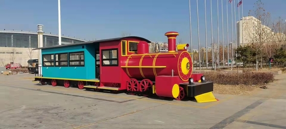Style Treno Scenery Food Truck Food Trike mobile per la garanzia del commercio e le vendite all'aperto