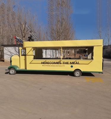 Furgone elettrico mobile per fast food snack gelato e bevande più pratico