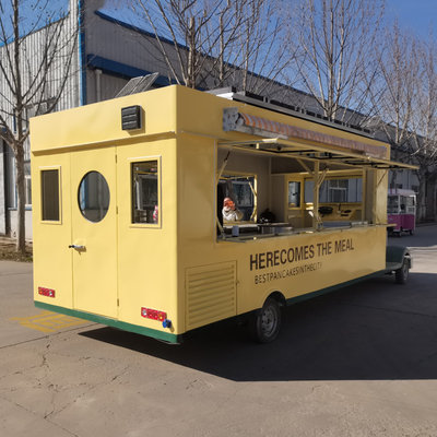 Furgone elettrico mobile per fast food snack gelato e bevande più pratico