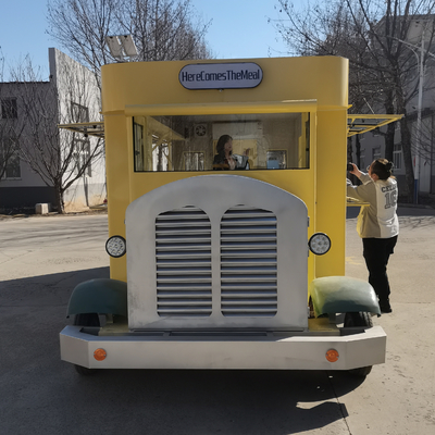 Furgone elettrico mobile per fast food snack gelato e bevande più pratico