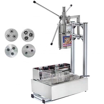 Super Performance Spanish Churros Machine con basso investimento e materiale in acciaio inossidabile