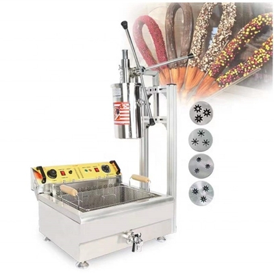 Super Performance Spanish Churros Machine con basso investimento e materiale in acciaio inossidabile