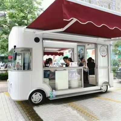 2023 Carrello per rimorchio per camion con furgone, negozio di articoli al dettaglio di prodotti alimentari mobili elettrici