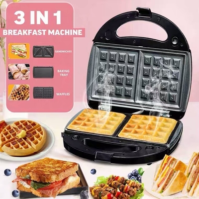 KJ-302 Panini sandwich e waffle per uso domestico con funzionalità multifunzionali