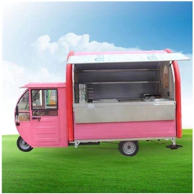 Outdoor Street Donut Fast Food Mobile Food Cart Trailer Truck con sistema elettrico
