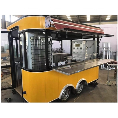 Carro da pranzo multifunzione per il mercato notturno barbecue stand e colazione Capacità 1000 kg