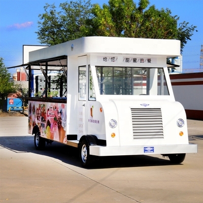 Camionetto alimentare elettrico per la colazione veloce e frutta e verdura