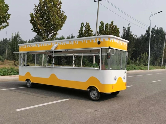 Multifunzione 2000w quattro ruote elettrico hamburger snack auto da pranzo per commerciale