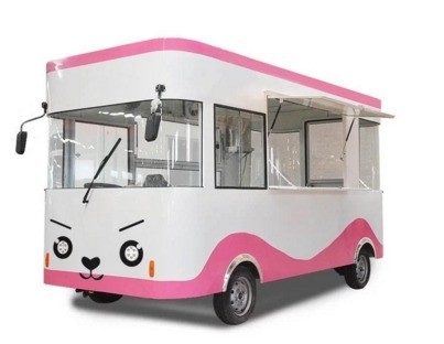 Mobile Food Wending Chinese Food Cart Trailer con energia elettrica