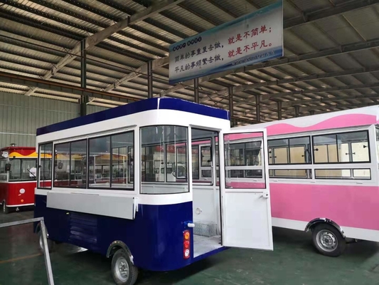 Mobile Food Wending Chinese Food Cart Trailer con energia elettrica