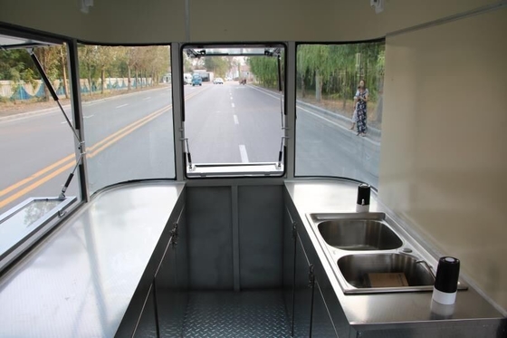 Mobile Food Wending Chinese Food Cart Trailer con energia elettrica