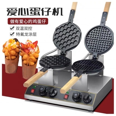 Macchina per waffle super performance con 1400w di potenza a basso investimento