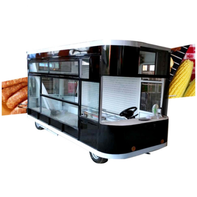 L420cm*W180cm*H230cm 600kg Silver Mobile Food Trailer 220V/380V