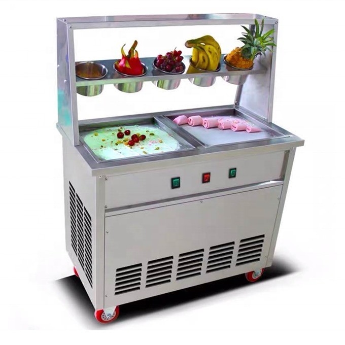Tasto automatico di scongelamento per 23 anni Macchina per gelati a marmo di pietra fredda