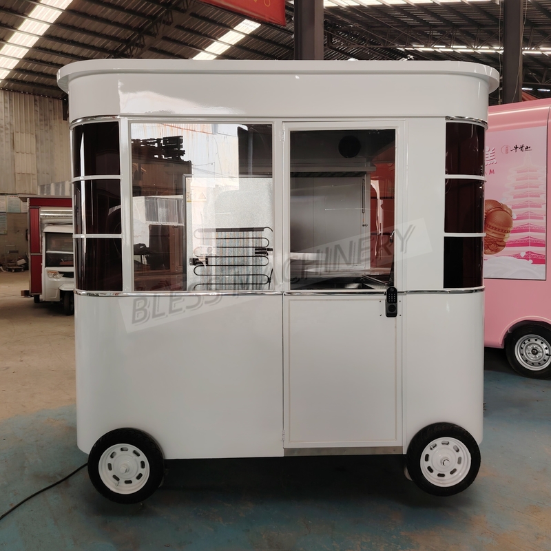 Camion di cibo per barbecue stradali /Cari alimentari mobili con lunga durata di vita