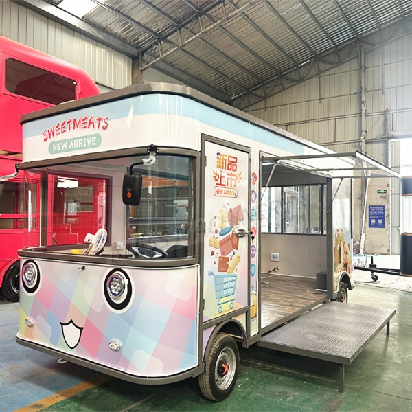 Camionetto elettrico Mobile Snack Pane Food Truck per applicazioni vinicole e alimentari