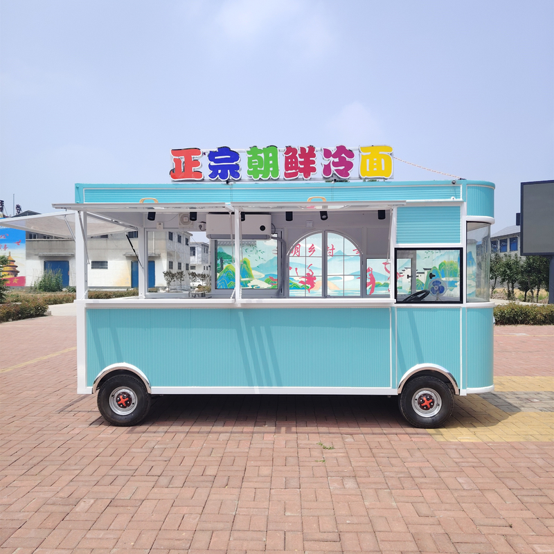 Outlet Electric Mobile Pollo fritto con Cola Bevande Caffè Gelati Latte Tè Cibo Snack 1000kg