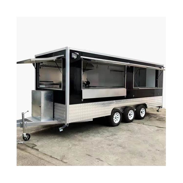 Direct Coffee Hot Dog Burger Mobile Trailer per il brillante fast food standard personalizzabili