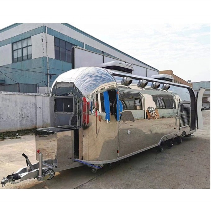 Velocità di 65 km/h per auto rimorchio camper furgone attrezzature vending trailer design user-friendly