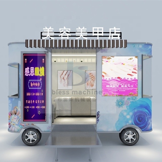 2022 6M Unique Design Catering Mobile Food Truck per bevande fredde e 55 km di autonomia elettrica