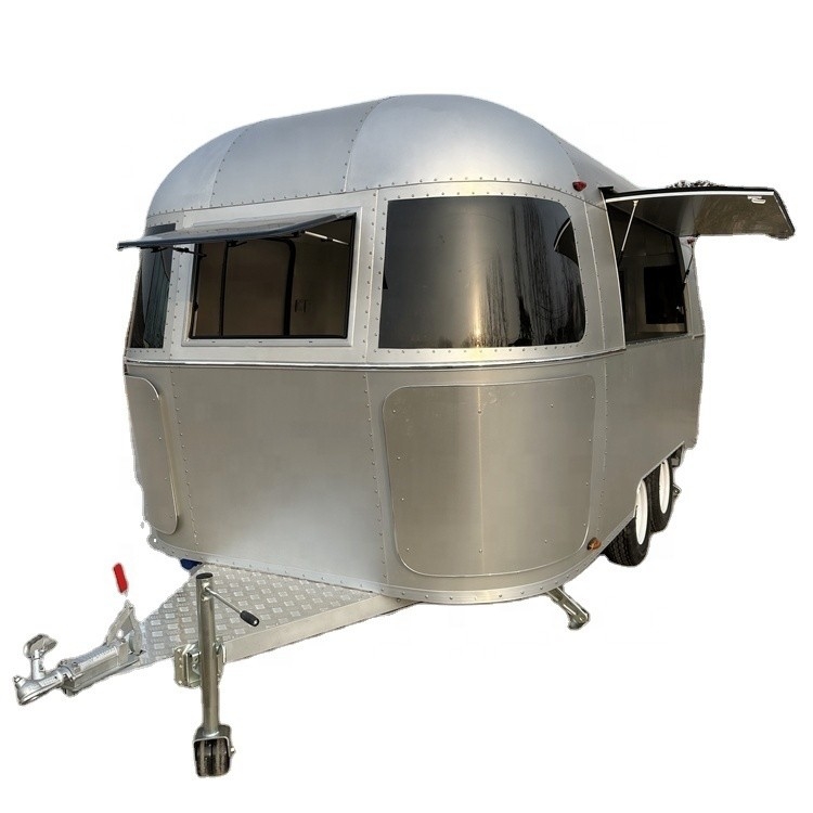 Sistema elettrico fornito Catering Trailer Food Van in acciaio inossidabile per i negozi di abbigliamento
