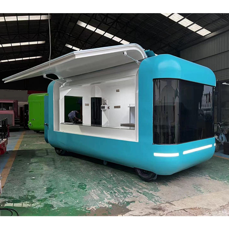 35km-75km/h Velocità CE certificato Airstream Food Trailer personalizzato per impianto di condimenti