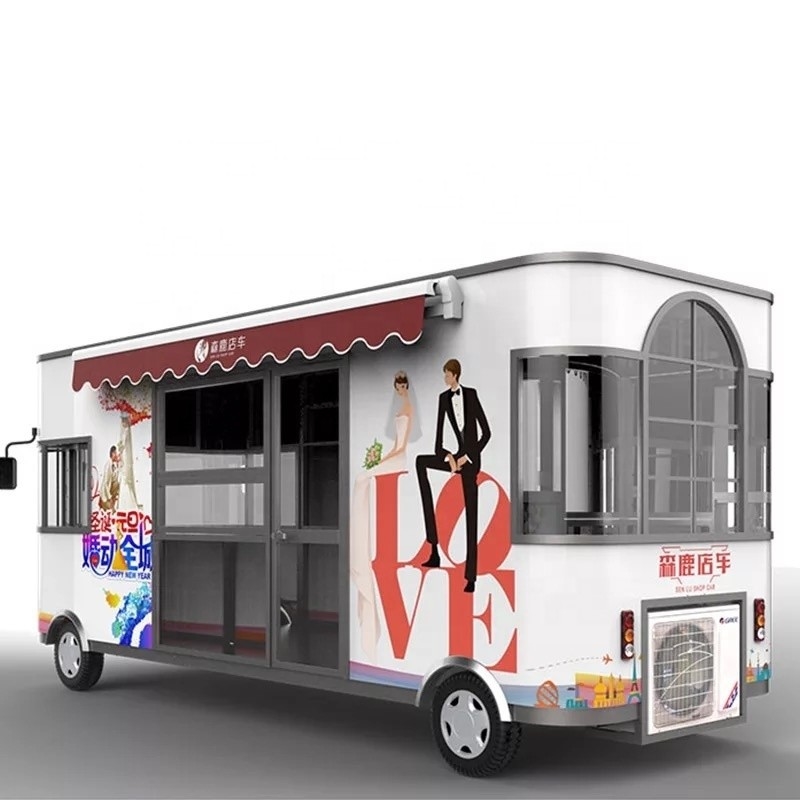 2022 Domestica e estera domanda Good Taste Ice Cream Food Truck mobile con ruote
