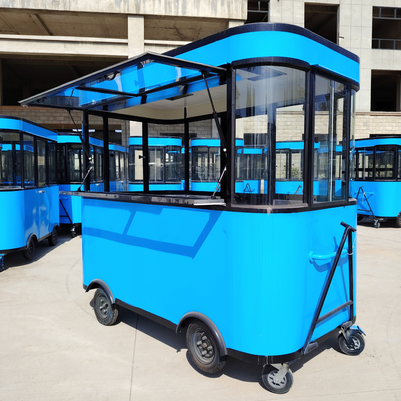 Outlet Mobile Fast Food Cart per snack bevande gelato caffè latte tè e succo di frutta