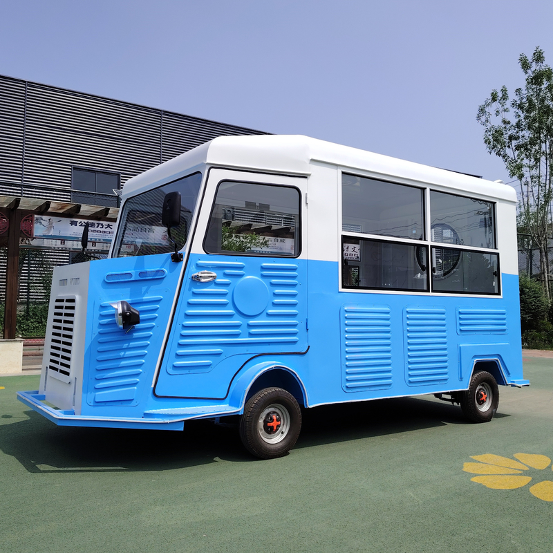 Distanza personalizzata carrello di cibo per strada all'aperto per fast food snack catering bevande caffè