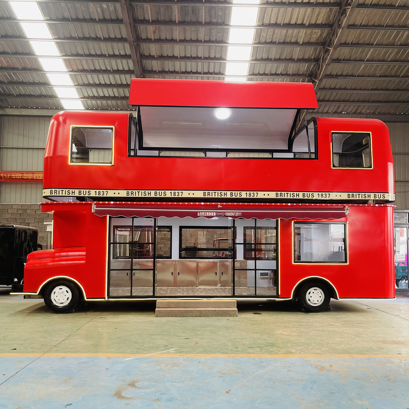 Apparecchiature per il fast food e il tempo libero 9*2.14*4.8m Double Deck Luxury Truck Trailer